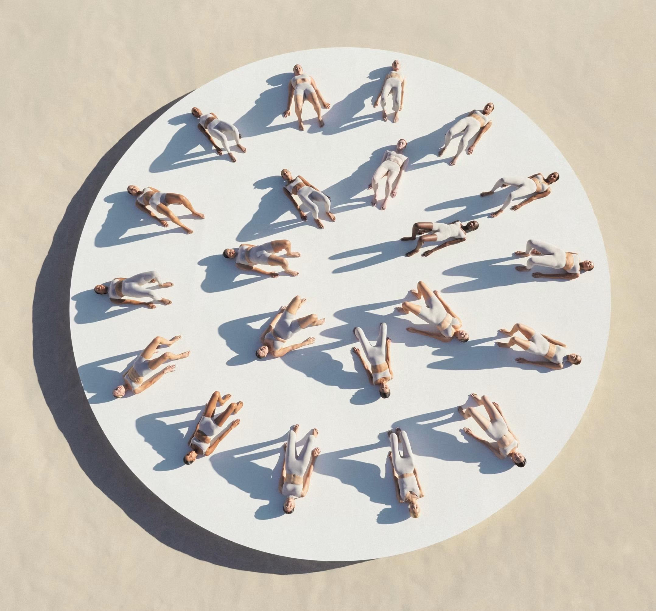 NikeSKIMS event imagery highlighting the wellness and movement focus in Milan