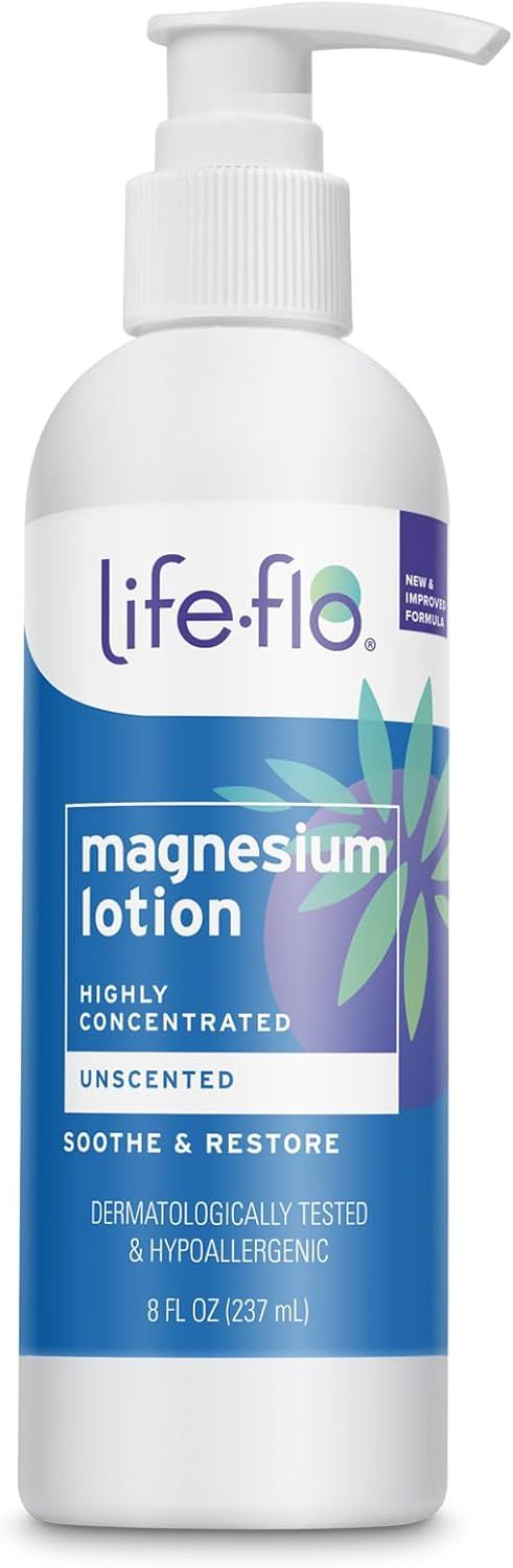 LIFE-FLO Unscented Magnesium Lotion (8 oz)