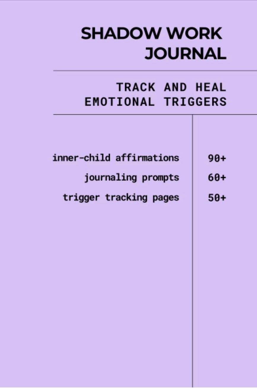 Shadow Work Journal: Track and Heal Emotional Triggers