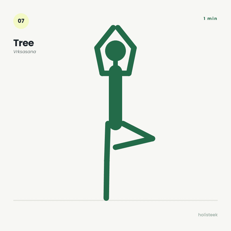 Tree Pose (Vrksasana)